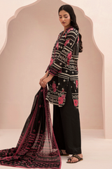 Zellbury Summer Print Embroidered Lawn Shirt Digital 3 Piece - WUS25X30583