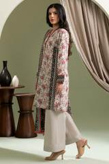 Zellbury Summer Print Embroidered Lawn Shirt Digital 3 Piece - WUS25X30665