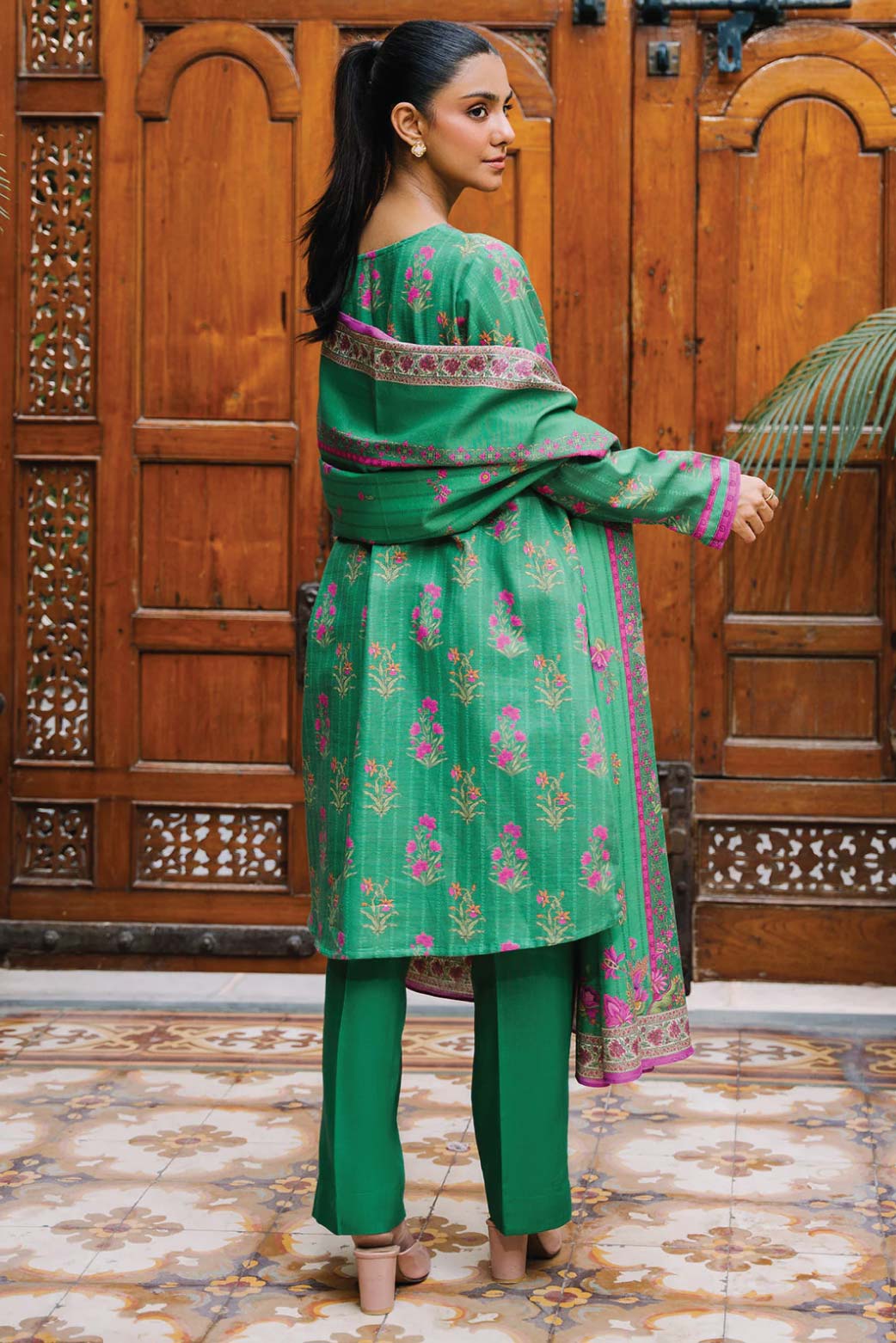 Zellbury Digital Printed Khaddar 2 Piece-WUW24X20159