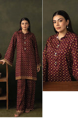 Zellbury Digital Printed Khaddar 2 Piece-WUW24X20262
