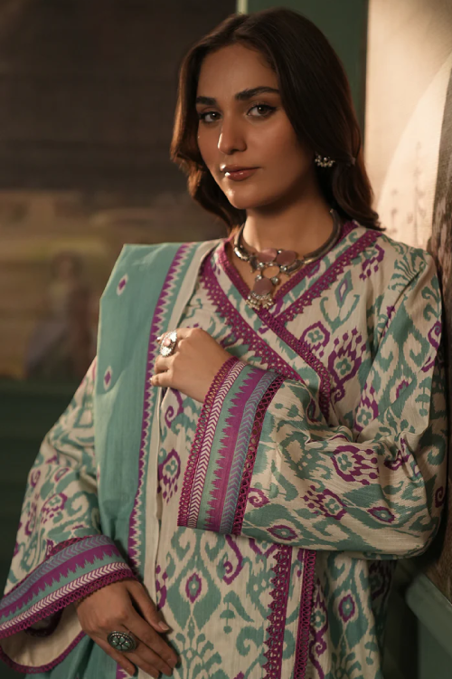 Zellbury Digital Printed Khaddar 2 Piece - WUW24X20333