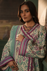 Zellbury Digital Printed Khaddar 2 Piece - WUW24X20333